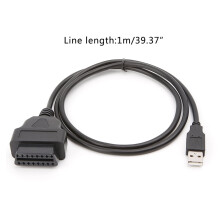 Câble adaptateur OBD2 vers USB 16 broches