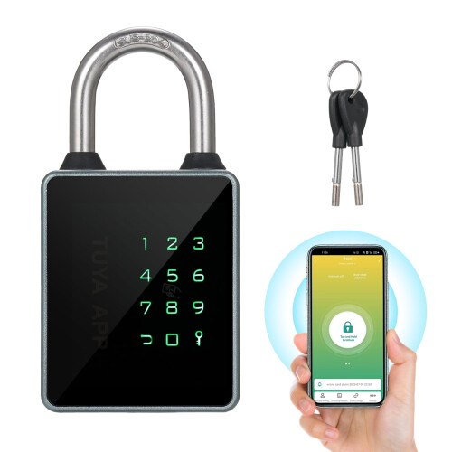 Pinnaco Smart Padlock Water-Resistant Bluetooth Keypad Lock