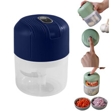 Elektrische knoflookstamper, blauw, multifunctioneel, 1 stuk