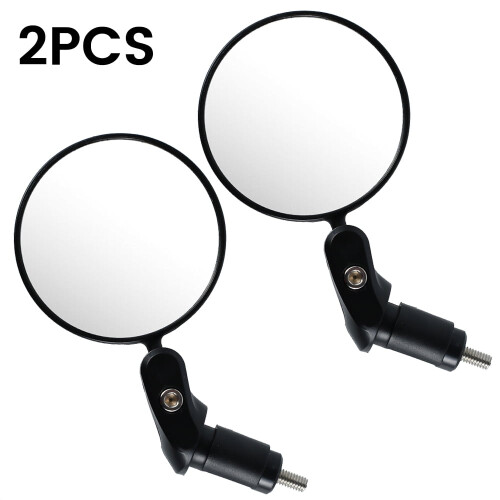 Bike Rear View Mirror Adjustable Foldable Wide Angle Convex