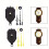 Quartz pendulum clock movement with chime and hanger kit, 5