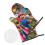 Super Mario Bros. oven mitts and pot holders 4-piece set 2