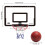 Transparent Hanging Door Basketball Backboard with Net 4