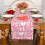 XUNRYAN Valentine's Day table runner love design 1 piece 5