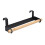 Wood Bath Towel Rack Rustproof Iron Door Shelf 1
