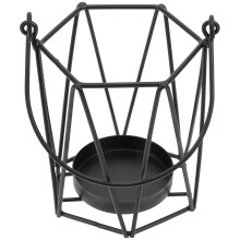 Iron Geometric Candle Holder Black Wedding Banquet