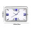 Car Dashboard Digital Clock LCD Time Day Display Silver 3