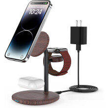 Bezdrátová nabíjecí stanice pro zařízení Apple 3 v 1