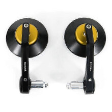 Specchietti retrovisori laterali CNC per moto, da montare sul manubrio, compatibili con Ducati Monster 695 696 796 797 821 1100 1200 12