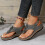 Sehao Women's Open Toe Thong Sandals Grey Size 9 6