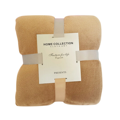 Pedty blanket warm thick beige 100x70 cm