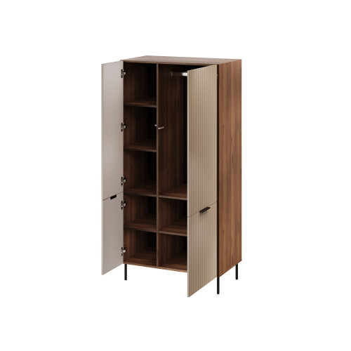 Cama 5 ALMERA wardrobe 90x52x185 walnut/cashmere 1