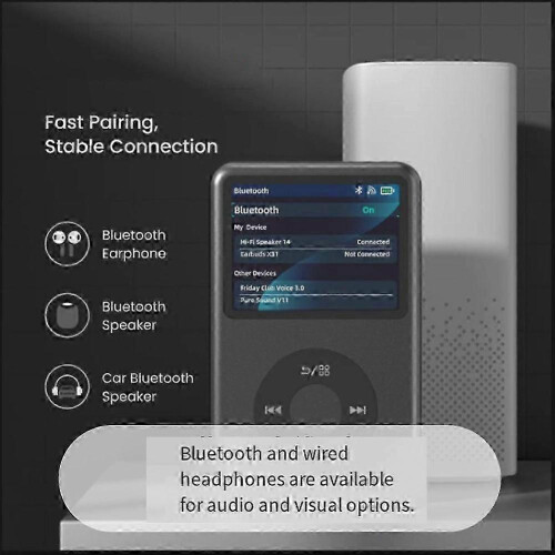 Φορητή συσκευή αναπαραγωγής μουσικής Bluetooth MP3 128GB με βίντεο FM Ψηφιακή συσκευ 2