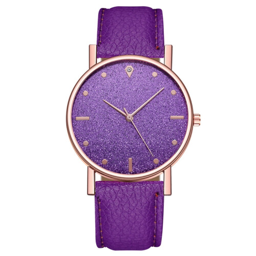 Quartz ur rustfrit stål urskive casual armbåndsur
