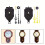 Quartz pendulum clock movement with chime and hanger kit, 6