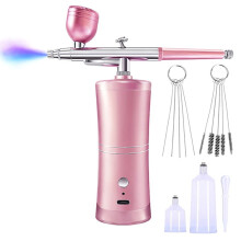 Oplaadbare airbrushcompressorset voor nail art en tatoeëren