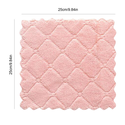 TEVEQ dish cloth double-sided coral scouring pad 2