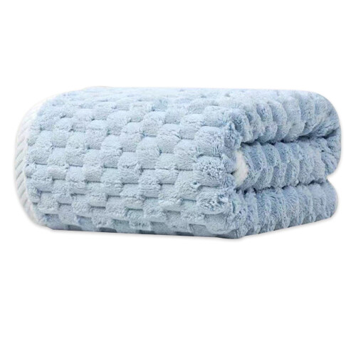 Luxury Bath Sheet Towel Blue 70x140cm Super Soft