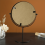 Gold Desktop Vanity Mirror Round Portable 1pc 6