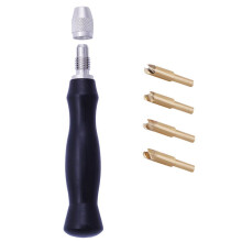 Bőr élkitöltő készlet sárgaréz fejekkel 1,5-3 mm 4 darabos