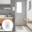 Infrared Motion Sensor Light 110V White Wall Mount 4
