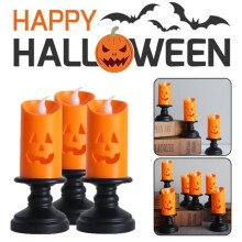 Nightwill LED pumpkin candle light 1 or 6 pcs