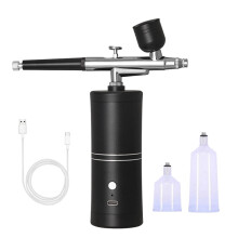 Ledningsfrit airbrush-sæt med genopladelig kompressor