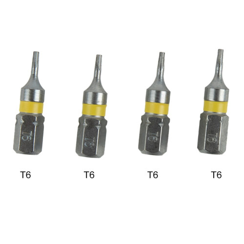 Lylong磁性六角螺丝刀头 T6-T40 4件套 25mm