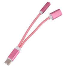 Sexagesimo Rose Aux Audio Dongle Charging Converter