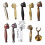 Retro handheld shower head with bracket, high pressure 5