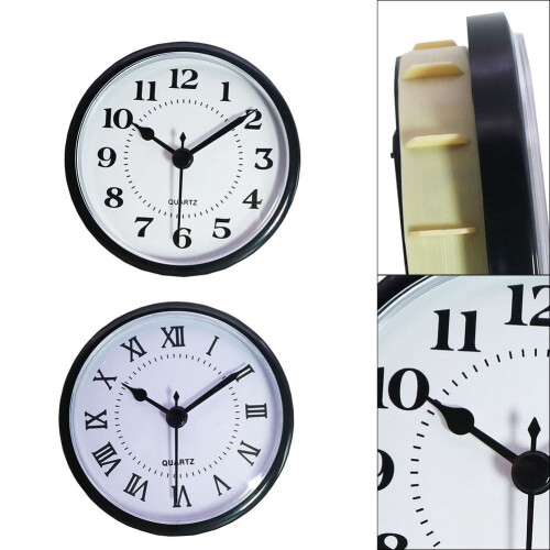 Quartz Clock Insert Roman Numerals 90 mm 2