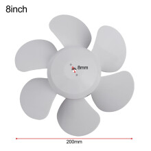 Lylong-Ventilatorflügel, 6-flügelig, 8 Zoll