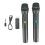 Wireless Microphone VHF Professional 2-Channel Handheld 6