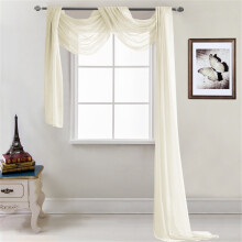 Fensterschal, Vorhang, Voile, multifunktional, 1 Stück