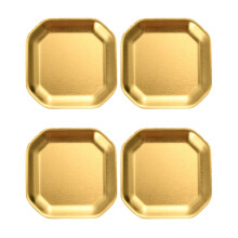 Stainless Steel Octagonal Dessert Bowls 4 Pcs