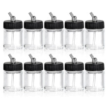 Glass Airbrush Bottles Kit 22ml 10-Pack