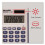 Solar Pocket Calculator 8-Digit LCD 2-Pack 4
