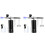 Airbrushset met oplaadbare draadloze compressor (2 stuks) 1