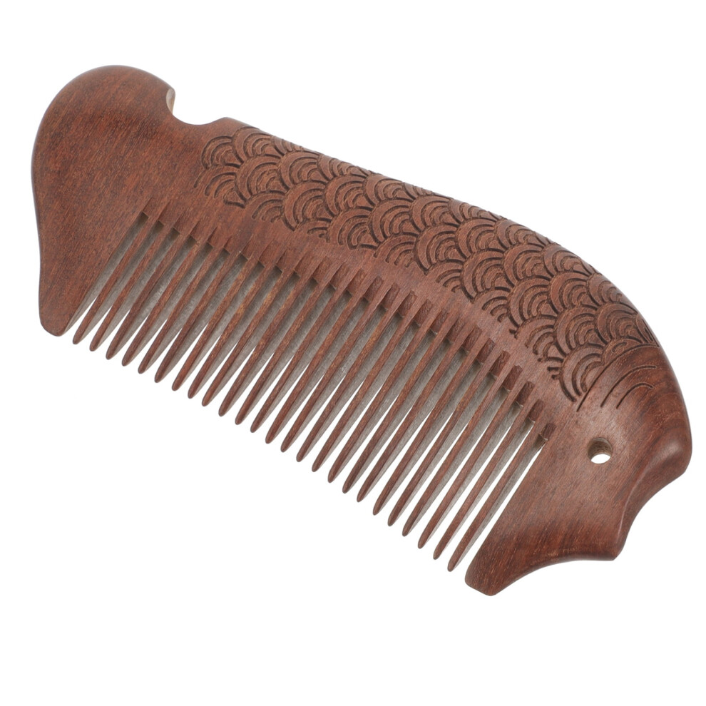 Wooden Comb Portable Fine Tooth for Men Hair