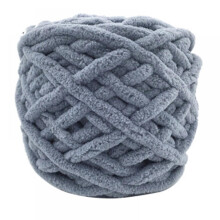 Chenille Yarn Super Soft Chunky Knit Blanket 100g