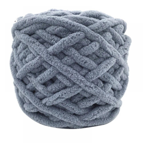 Chenille Yarn Super Soft Chunky Knit Blanket 100g