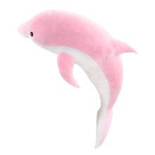 Sehao dolphin plush toy pink nap pillow 1 piece