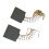 Carbon Brush for Miter Table Chop Saw 2 pcs 2