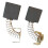 Carbon Brush for Miter Table Chop Saw 2 pcs 8
