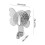 Bathroom Hook Plastic Wall-Mounted Suction Cup Gray 3