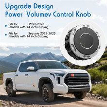 Volume Knob for Tundra Sequoia 2022-2025 Radio Control Knob Accessories 86128-AN010 861280-C050 86128-0C060