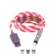 Magnetic Data Cable Fast Charging 1-to-3