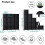 Storage Organizer Bookcase with Wooden Mallet 16 Cubes 7