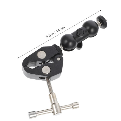 Camera Clamp Mount with 3/8 inch and 1/4 inch Threads 1