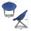 Oversized folding saucer chair blue 31.5 inch 2